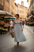 Effortless Gingham Maxi Dress