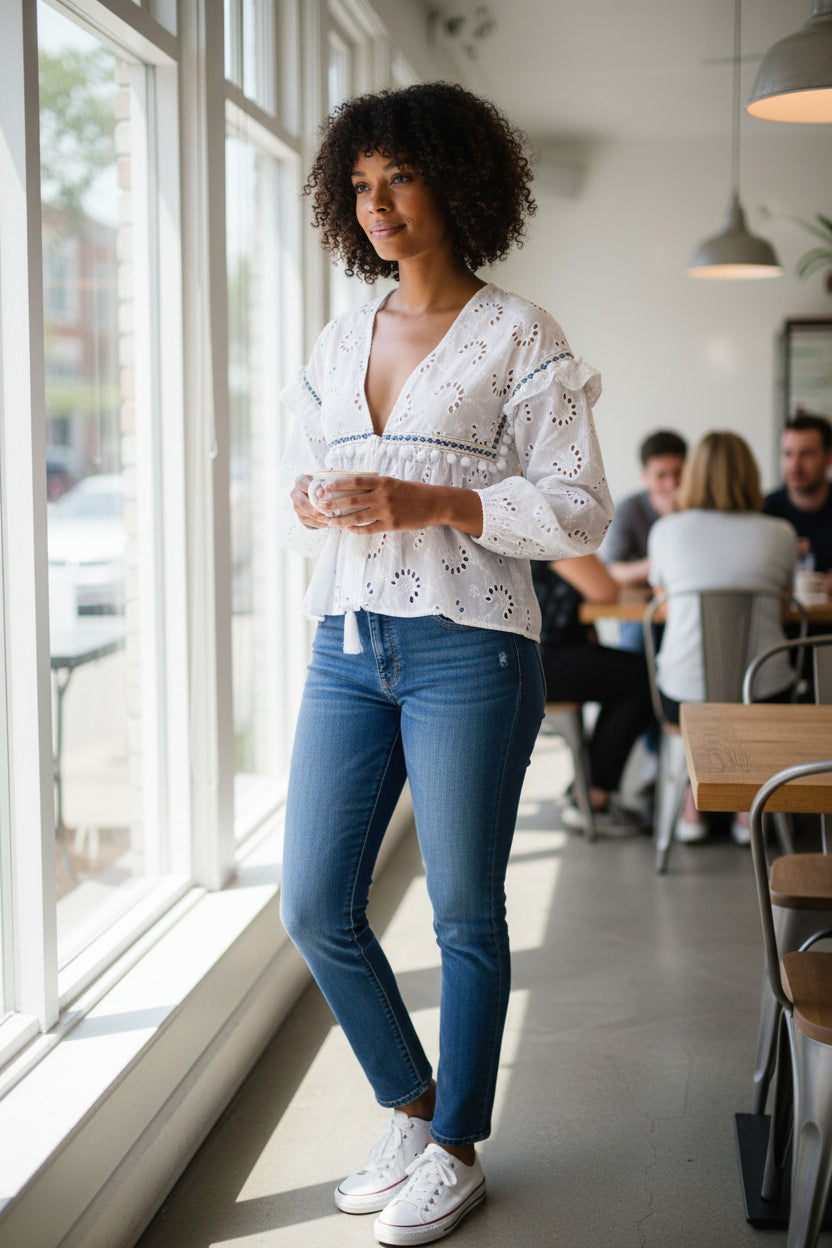 Soft Grace Eyelet Cardigan
