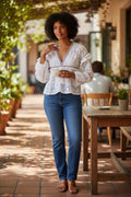 Soft Grace Eyelet Cardigan