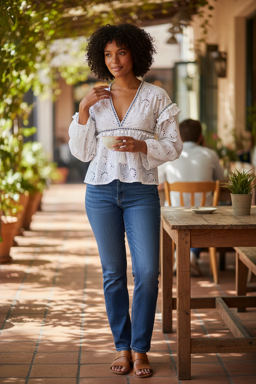 Soft Grace Eyelet Cardigan