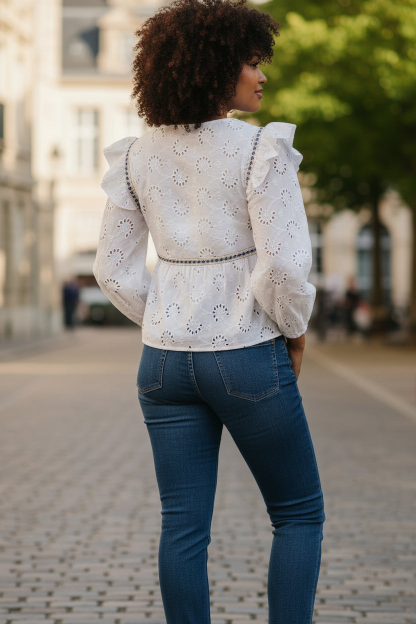 Soft Grace Eyelet Cardigan