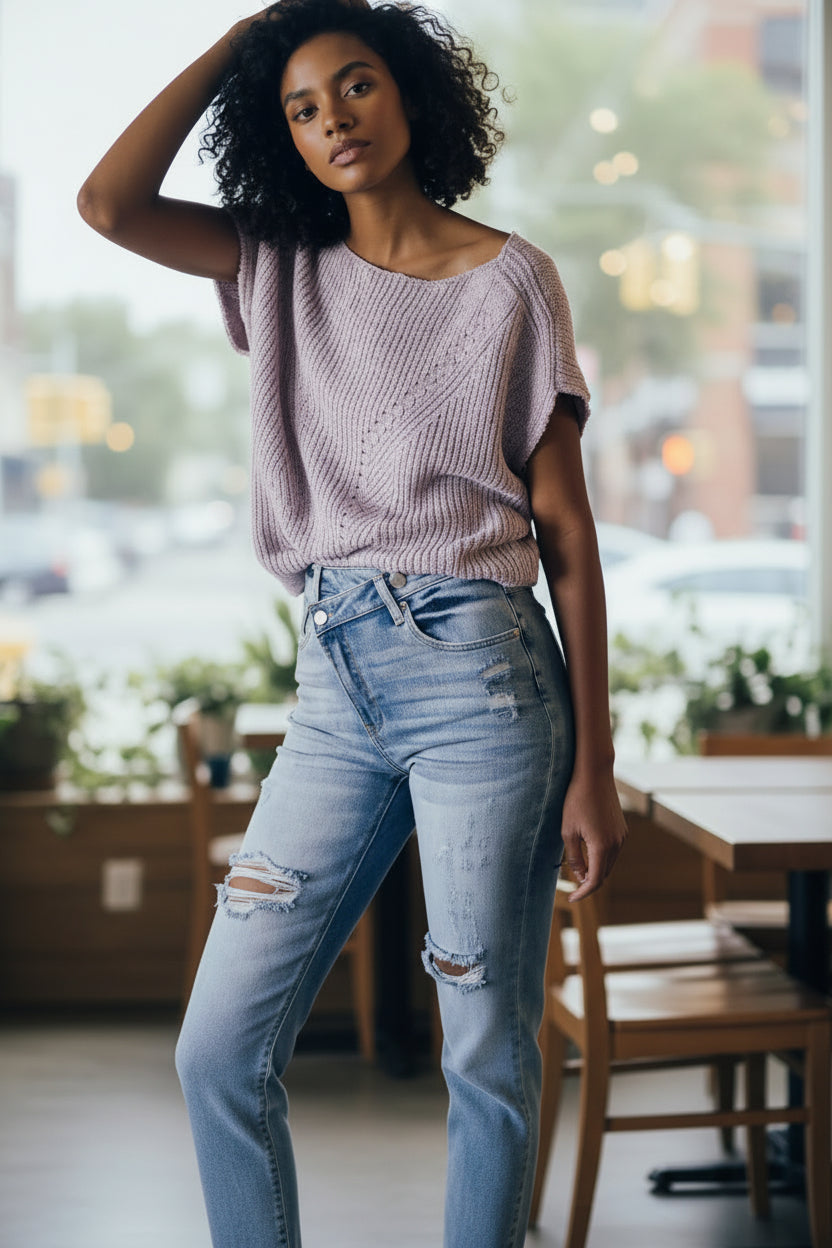 Everyday Ease Asymmetrical Jean