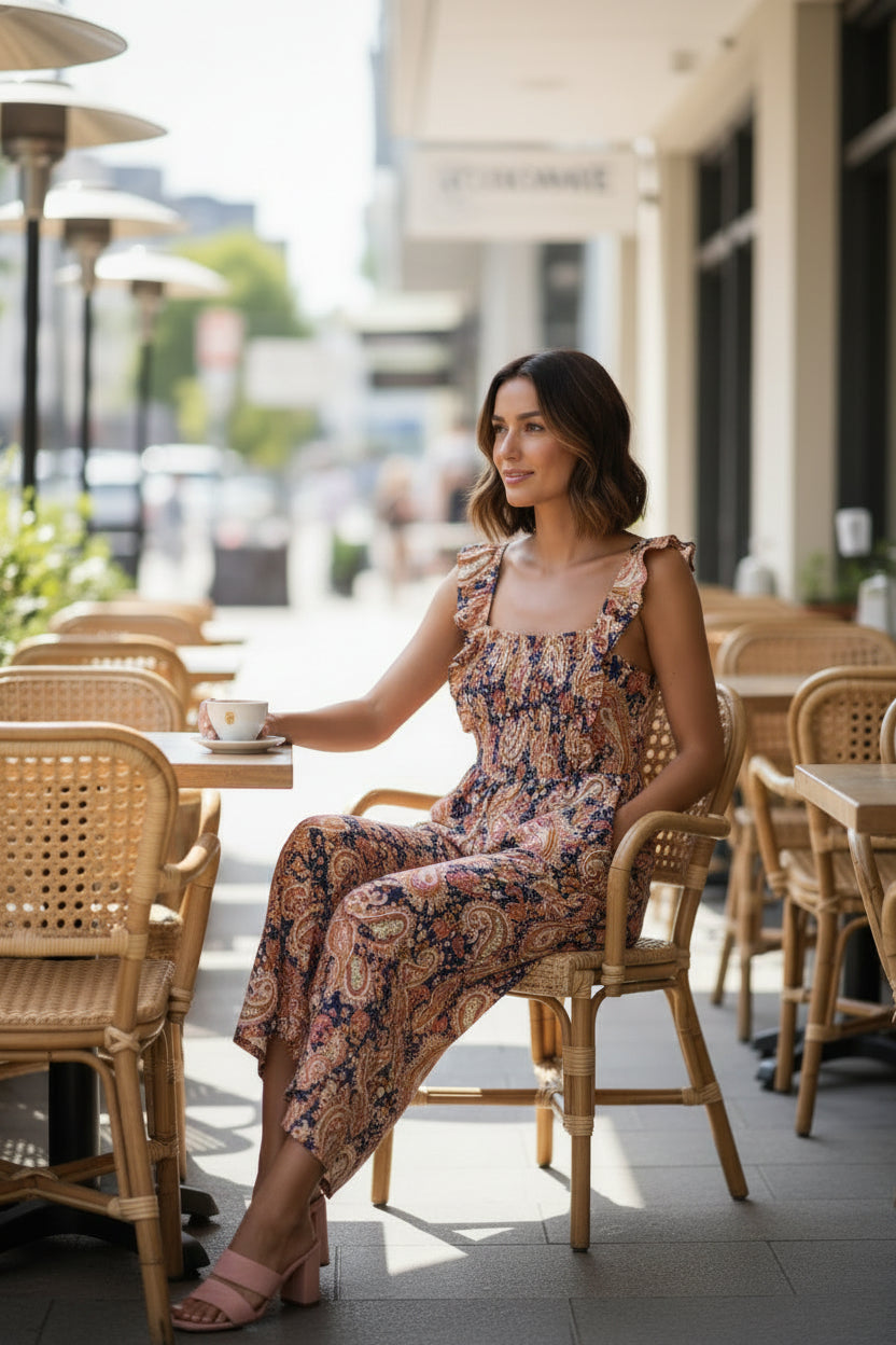 Free Spirit Paisley Jumpsuit
