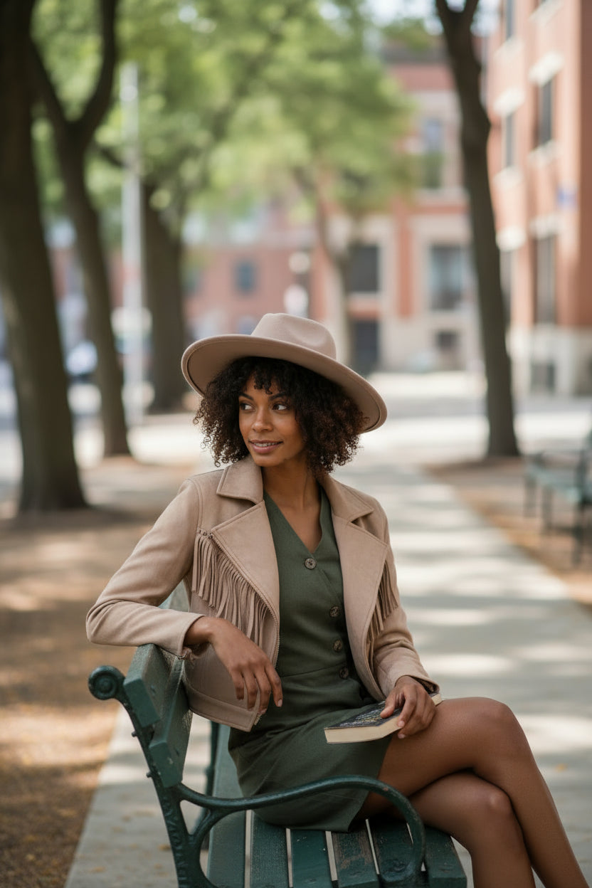 Free Spirit Suede Fringe Jacket