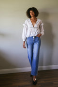 Soft Rise Wide-Leg Jean