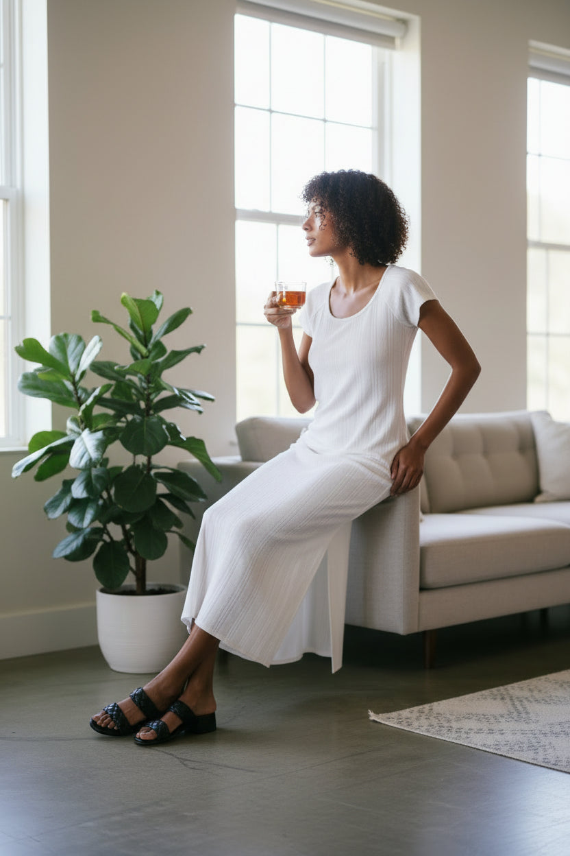 Soft Horizon Knit Dress