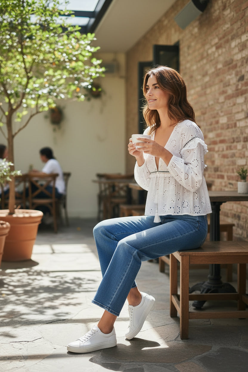 Soft Rise Wide-Leg Jean