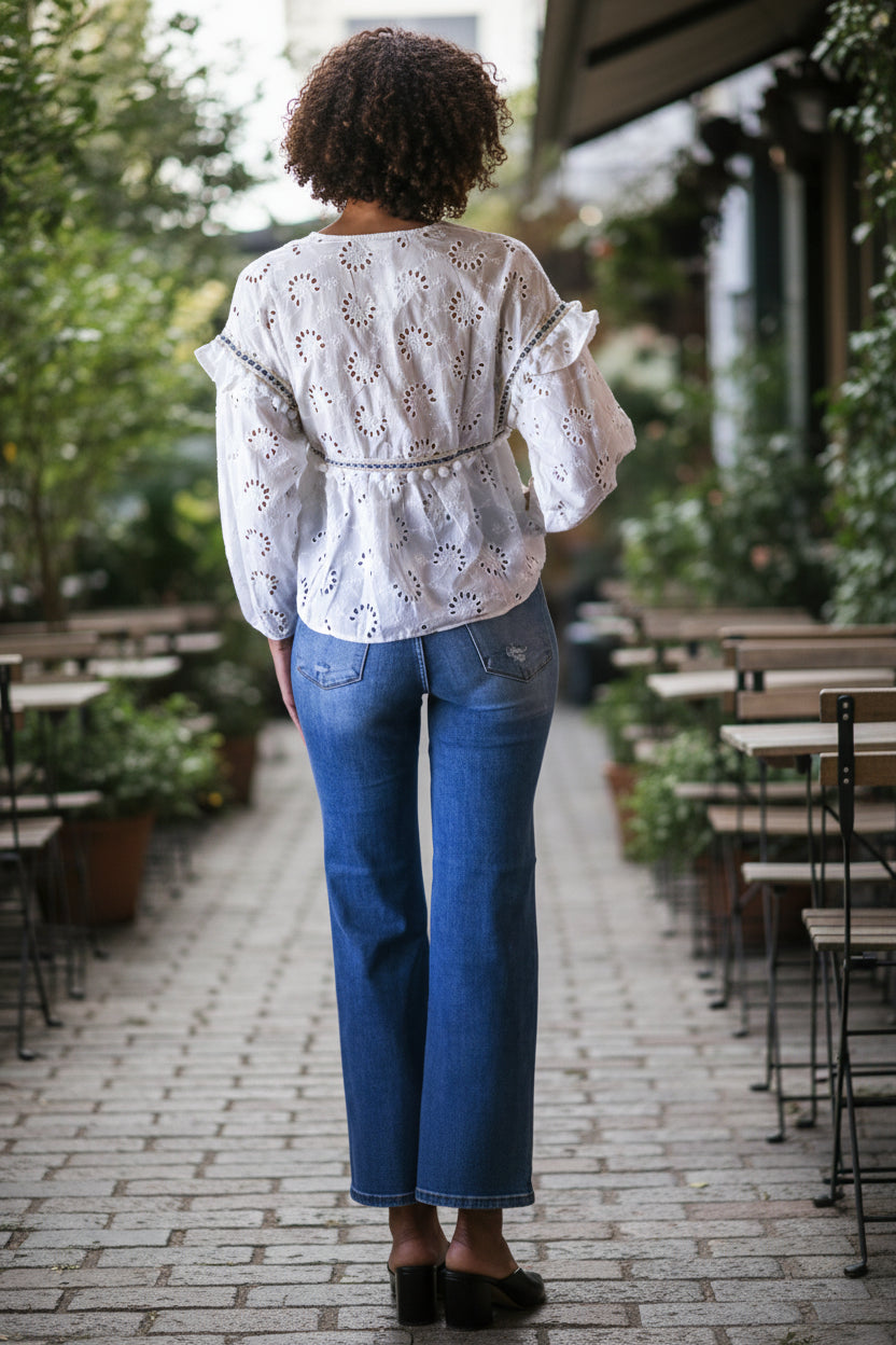 Soft Rise Wide-Leg Jean