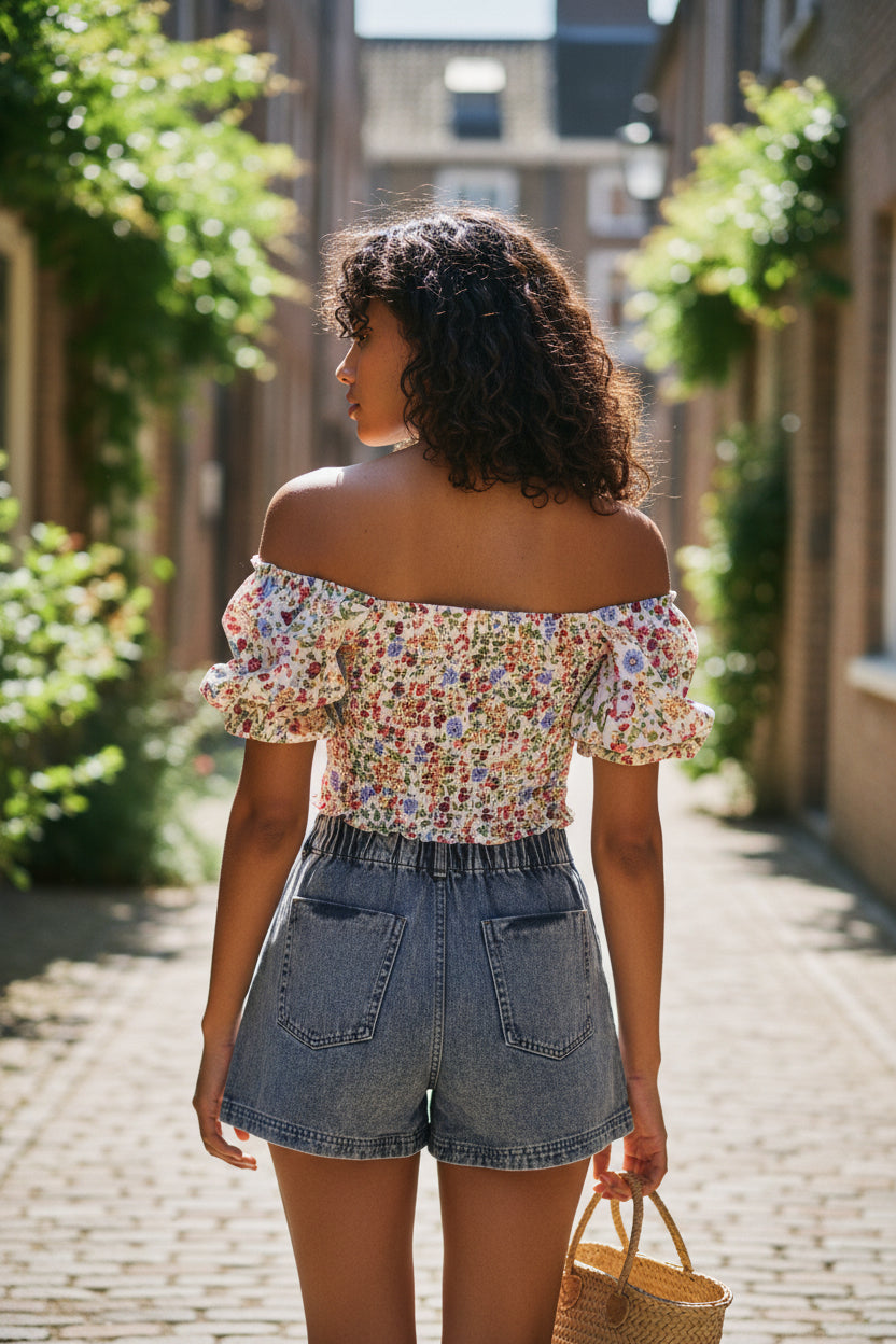 Wildflower Smocked Top