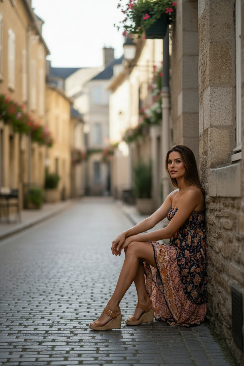 Wildflower Breeze Hi-Lo Dress