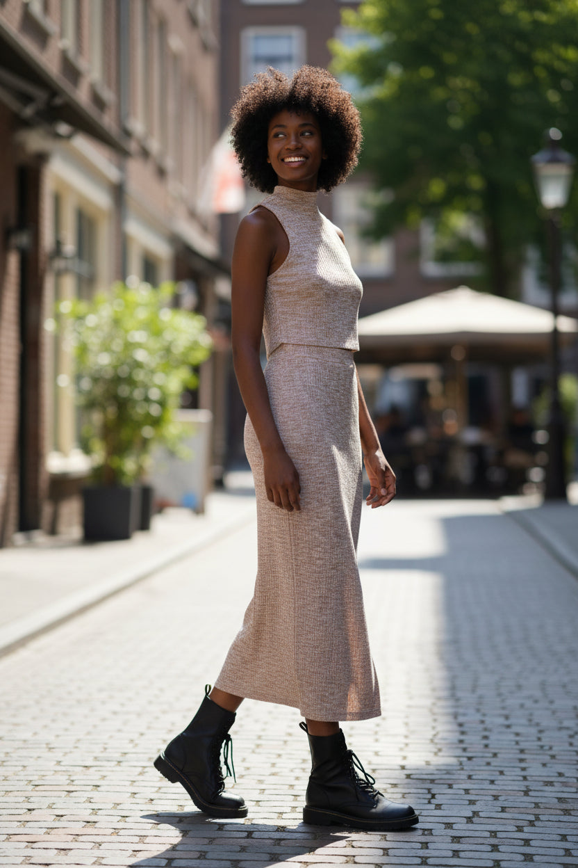 Quiet Confidence Midi Skirt
