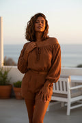 Sunwoven Gauze Top