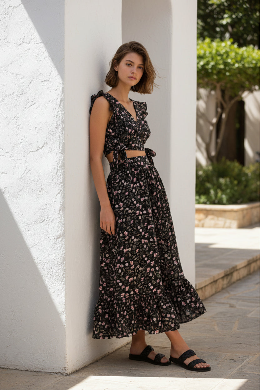 Midnight Meadow Two-Piece Set