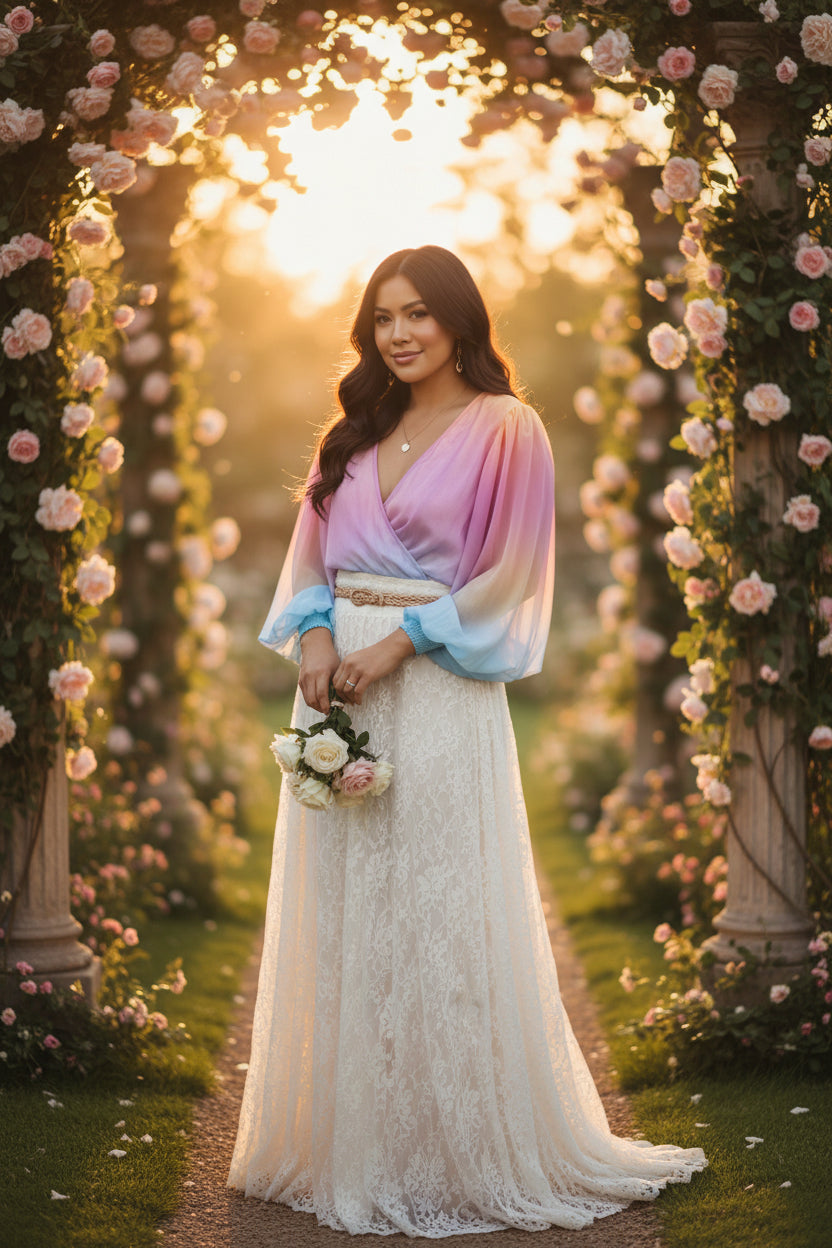 Blush Horizon Wrap Bodysuit