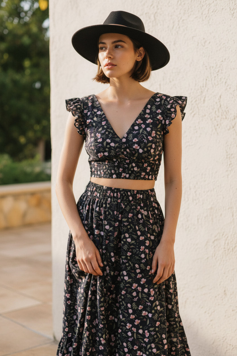 Midnight Meadow Two-Piece Set