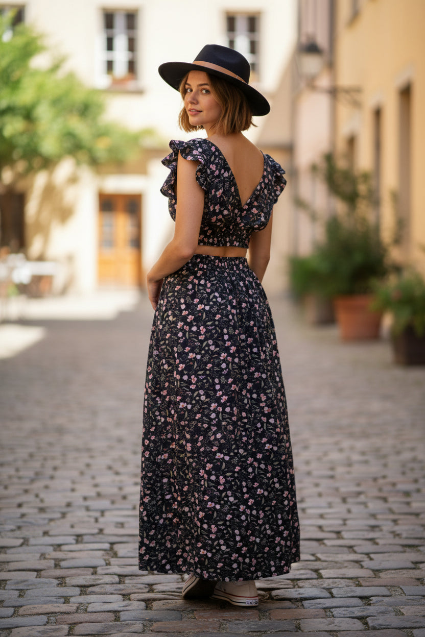 Midnight Meadow Two-Piece Set