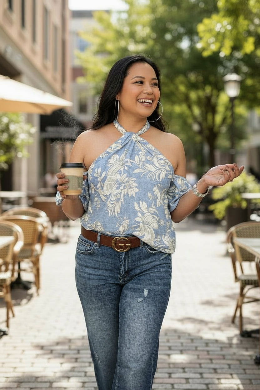 Coastal Breeze Halter Top