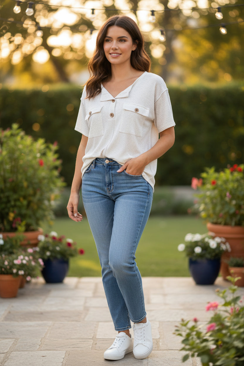 Everyday Ease Waffle Top