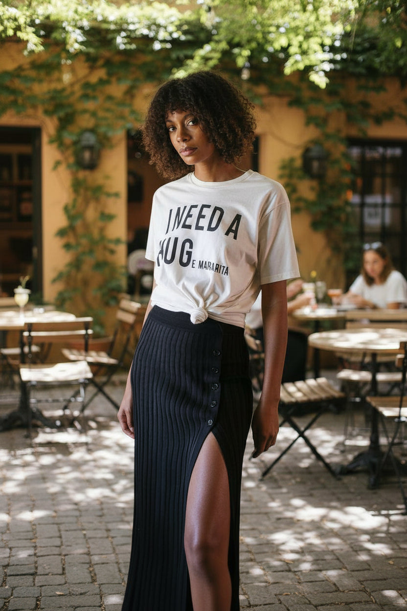 Modern Muse Pleated Midi Skirt